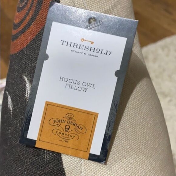 John Derian Barn Owl Pillow - Picture 3 of 5